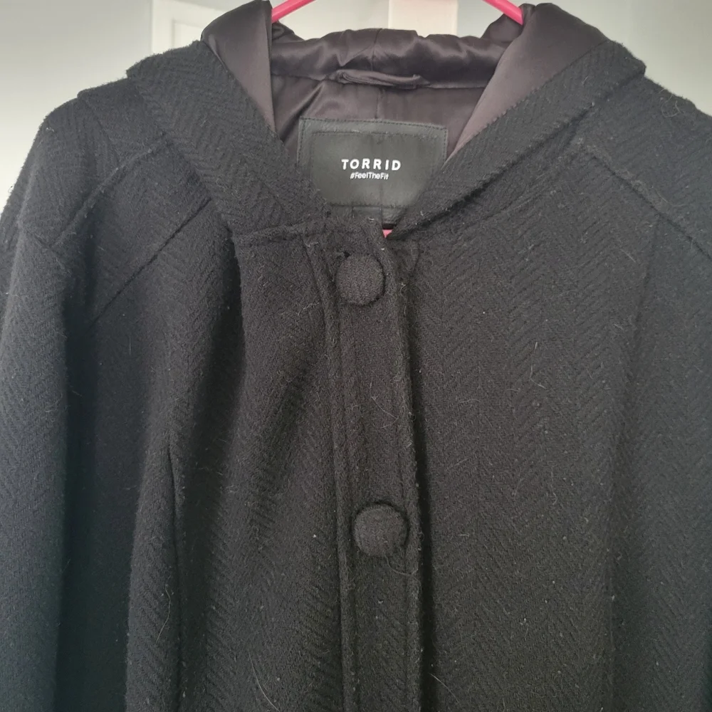 Torrid Flare Trench Winter Coat - Picture 2 of 8
